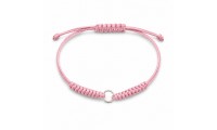 Bracelet macramé rose clair...