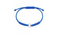 Bracelet macramé bleu...