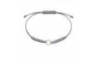 Bracelet macramé gris clair...