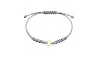 Bracelet macramé gris clair...