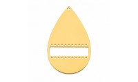 Pendentif goutte de 3,4 cm...