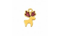Pendentif renne pailleté...
