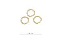 Anneau ouvert 5x1mm. Doré