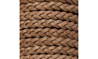 Tresse plate en cuir 5mm....