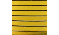 Cuir italien plat 5mm. Jaune