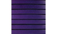 Cuir italien plat 5mm. Pourpre