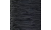 Cordon macramé de 0,8 mm. Noir