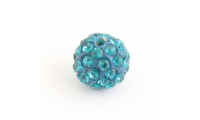 Boule 10 mm. avec strass....