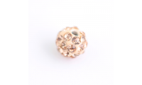 Boule 10 mm. avec strass....