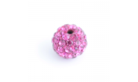 Boule 10 mm. avec strass....