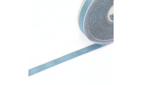 Ruban lame 10 mm. Bleu Argent