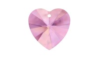 Cœur 14mm. Cristal Lilas Ombre