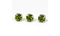 Simil serti 4mm. Olivine