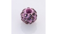 Boule 10 mm. avec strass....