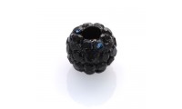 Boule 10 mm. avec strass. Jet