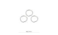 Anneau ouvert 4x0,7mm. Argent