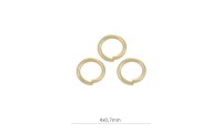 Anneau ouvert 4x0,7mm. Doré