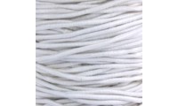 Cordon élastique 1,5 mm. Blanc