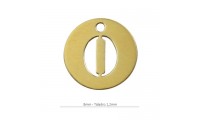 Pendentif rond de 8mm Nº0