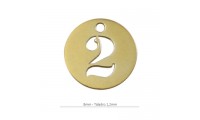 Pendentif rond de 8mm Nº2