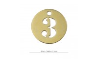 Pendentif rond de 8mm Nº3