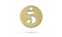 Pendentif rond de 8mm Nº5