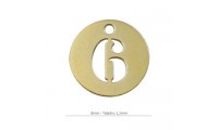 Pendentif rond de 8mm Nº6