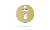 Pendentif rond de 8mm Nº7