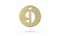 Pendentif rond de 8mm Nº9