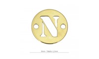 Intercalaire rond 8mm lettre N