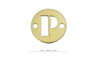 Intercalaire rond 8mm lettre P