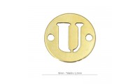 Intercalaire rond 8mm lettre U