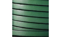 Cuir italien plat 5mm. Vert