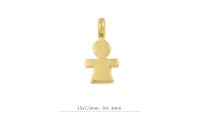 Pendentif 15x7,5mm fille