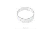 Bague « Hope » de 20x6mm en...