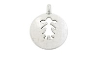 Pendentif fille de 28 mm...