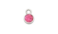 Cercle pendentif 8mm. Rose