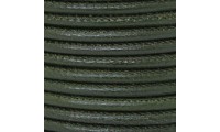 Cuir Napa cousu 4mm. Vert...
