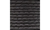 Cuir tressé 4mm. Brun chocolat