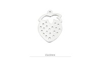 Pendentif fraise 15x10mm