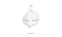 Pendentif bateau 20x14mm