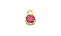 Cercle pendentif 8mm. Rose