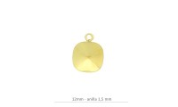 Pendentif carré 12mm pour...