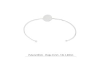 Bracelet disque 11mm- 60mm...