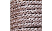 Tresse plate en cuir 5mm....