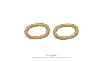 Anneau ovale 7.6x10mm....