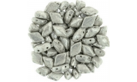 GEMDUO 8x5mm. Lustre d’argent