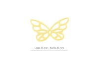 Pendentif papillon de 35 mm...