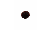 Pompon de 28 mm. Brun foncé