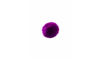 Pompon de 28 mm. Violet.